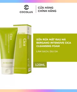 Bán sữa rửa mặt Bergamo Cica essential Intensive Cleansing Foam xuất xứ Hàn Quốc