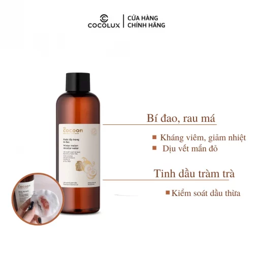 Bán nước tẩy trang Cocoon Winter Melon Micellar Water xuất xứ Việt Nam