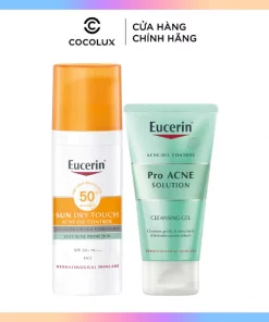 Bán gel rửa mặt chống nắng Eucerin Sun Dry Touch Acne Oil Control SPF50+