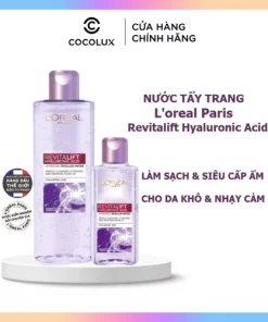 Bán nước tẩy trang Trang Loreal Revitalift Hyaluronic Acid Micellar Water xuất xứ Pháp