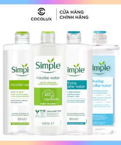 Bán nước tẩy trang Simple Kind To Skin Micellar Water 400ml xuất xứ Anh