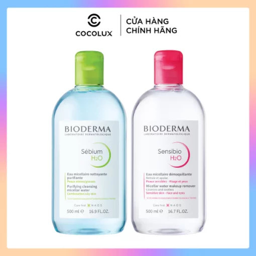 Bán nước tẩy trang Bioderma Sébium H2O 500ml xuất xứ Pháp chính hãng