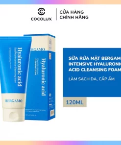 Bán sữa rửa mặt Bergamo Intensive Hyaluronic Acid Cleansing Foam